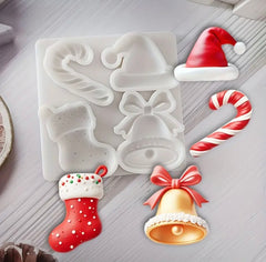 Santa's Hat And Stocking QUAD