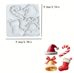 Santa's Hat And Stocking QUAD