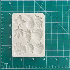 Harvest Leaves And Pumpkins