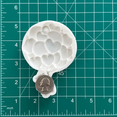 Teddy Bear Heart Balloon Bunch