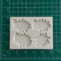Super Hero Bubble Phrases 2 Different size options