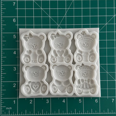 6 Detailed Teddy Bears