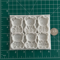 6 Detailed Teddy Bears