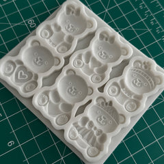 6 Detailed Teddy Bears