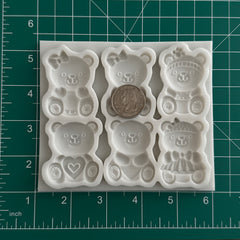 6 Detailed Teddy Bears