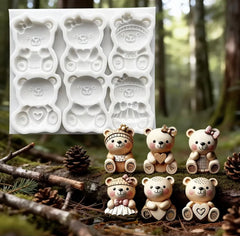 6 Detailed Teddy Bears