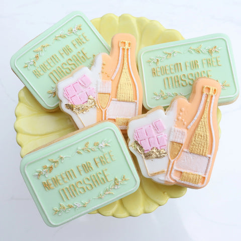 "PAMPER SET 339C CUTTER AND DEBOSSER" Custom Cookie Cutters