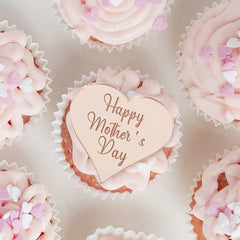 Heart "HAPPY MOTHER'S DAY" Acrylic Topper