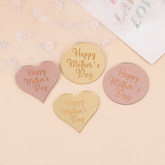 Heart "HAPPY MOTHER'S DAY" Acrylic Topper