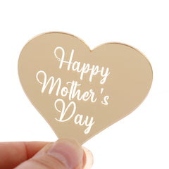 Heart "HAPPY MOTHER'S DAY" Acrylic Topper