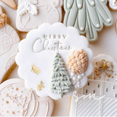 MERRY CHRISTMAS IMPRESSION - Sarah Maddison Cookie Stamp