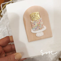 TWO TEIR CAKE - Sarah Maddison Cookie Stamp