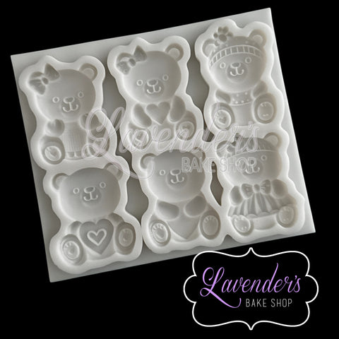 6 Detailed Teddy Bears