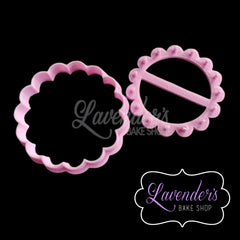 Fondant Topper With Dot Embosser
