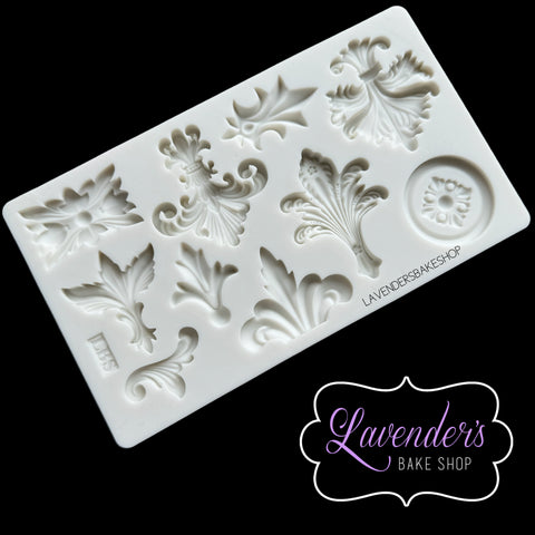 Large Fleur De Lis & Scroll Variety