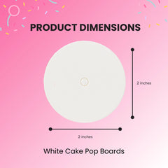 WHITE Cake Pop Boards My Little Cake Pop