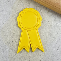 "AWARD RIBBON 010 CUTTER AND EMBOSSER " Custom Cookie Cutters