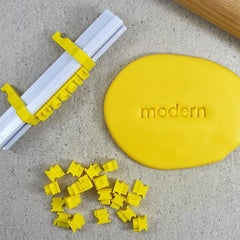 MODERN Letter Stamps - Custom Cookie Cutters