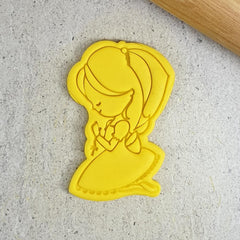 "COMMUNION GIRL CUTTER AND EMBOSSER 047G" Custom Cookie Cutters