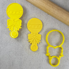 "BABY RATTLE 070" Custom Cookie Cutters