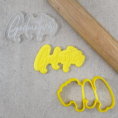 "GODMOTHER CUTTER AND DEBOSSER 229" Custom Cookie Cutters