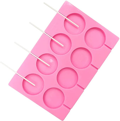 8pc Lollipop Round