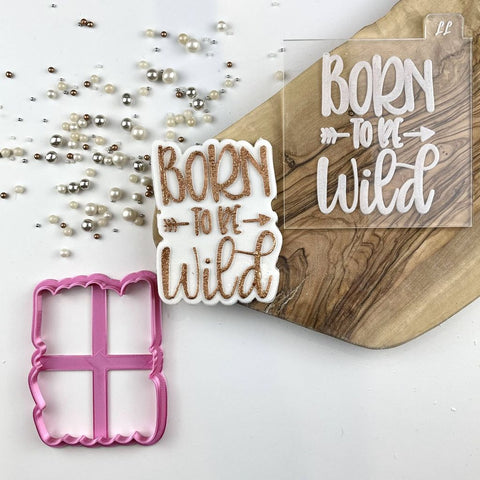 "BORN TO BE WILD" Lissie Lou Cutter & Embosser