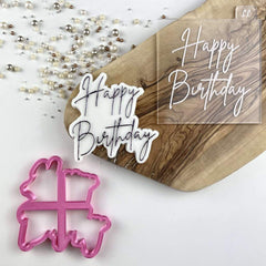 "HAPPY BIRTHDAY STYLE 5"  Lissie Lou Cutter & Embosser