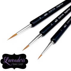 3pc Fine detail brushes