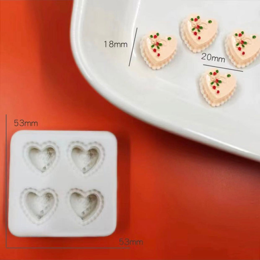 Mini Heart Cakes