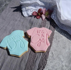"IT'S A BOY" Cookie Stamp Lissie Lou