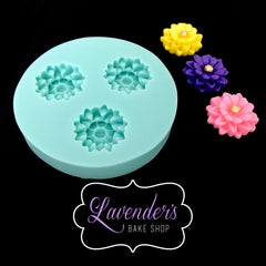 3pc Open Flower