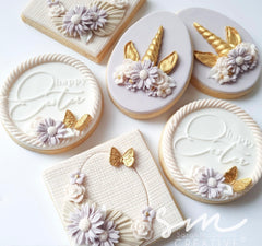 HAPPY EASTER SIGNATURE FONT - Sarah Maddison Cookie Stamp