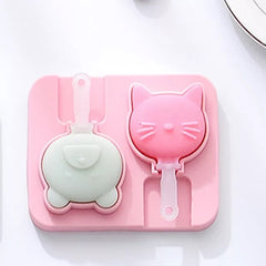 Bear & Cat Popsicle Mold