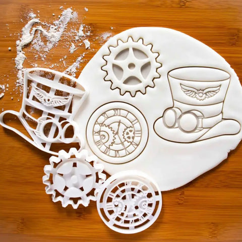 Steam Punk Gear Theme Cutters