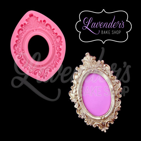 Large Oval Cake Frame 2