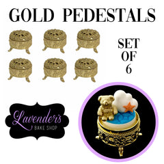 Gold Pedestals