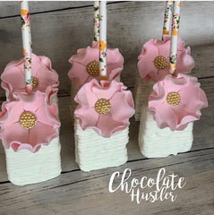 VINTAGE FLOWER Paper Straws