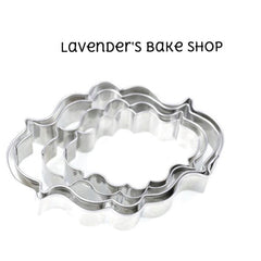 Set of 4 Oval Plaque Cutters
