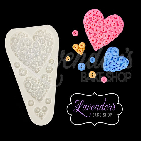 Button Hearts Trio