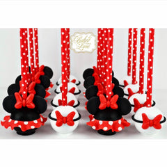 RED & WHITE Polka Dots Paper Straws