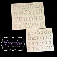 Ariel Bold Font Upper and Lower Case SET