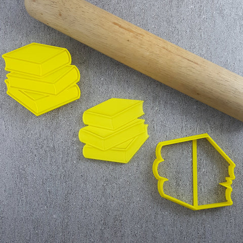 "STACK OF BOOKS 281" Custom Cookie Cutters