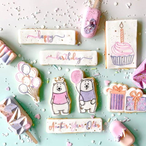 "BIRTHDAY IN VERITY FONT" Embosser Lissie Lou