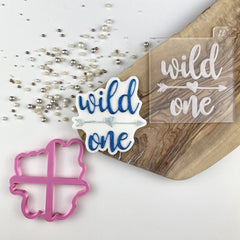 "WILD ONE WITH ARROW" Lissie Lou Cutter and Embosser