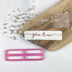 "YOU AND ME IN VERITY FONT" Embosser Lissie Lou