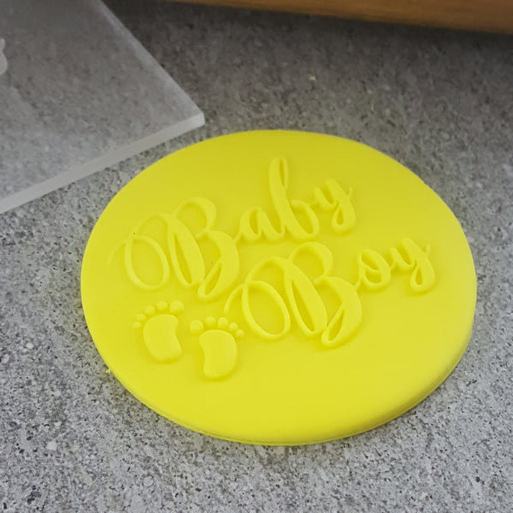 "BABY BOY 323  DEBOSSER" Custom Cookie Cutter