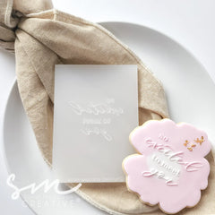 SO EXCITED TO MEET YOU - Sarah Maddison Cookie Stamp