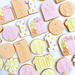 POM POM PATTERN - Sarah Maddison Cookie Stamp