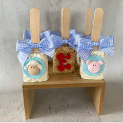 Pig, Sheep and Cow Trio